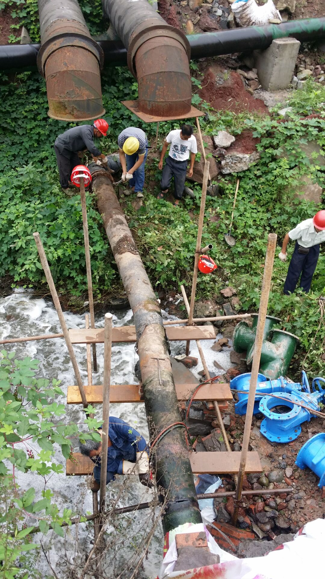 奮戰(zhàn)技改工程 楊灣污水處理廠順利投入試運行